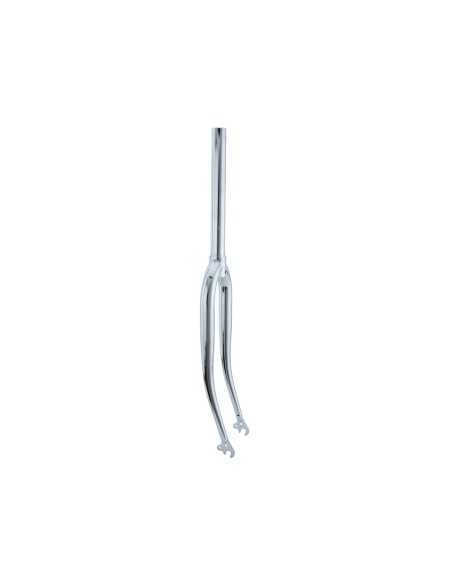 26 M.T.B Steel Fork 1-1/8 Inch Threadless Chrome.